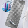 thumbnail image 4 of Fiudx Alfombrilla de Baño de Agarre Suave, Extra Larga, de Pvc Resistente, Apta para Niños Mayores, Lavable a Máquina, Ideal para Decorar El Baño., 4 of 7