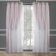 thumbnail image 2 of Cortinas TOWN & COUNTRY LUXE Talia de doble capa, 52 x 213 cm, color rosa, 2 of 9