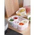 thumbnail image 2 of Refrigerator Storage Box With 6 Compartments For Onion Garlic Fresh-keeping Box, 2 of 21