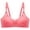 Pink, variant on Levmjia Women's Cotton Blend Wireless Comfort Bra Yoga Sports Everyday T-Shirt Bralette Ultra-Soft Breathable Lift Support Sizes 36-44B/C Black Beige White