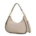 thumbnail image 2 of MKF Collection Lottie Vegan Leather Women's Hobo Bag, Shoulder Purse Handbag by Mia K. - Beige, 2 of 9