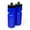 Blue Bottle/Black Lid, variant on 24 oz Sports Squeeze Water Bottles, USA Made, 2 Pack, BPA-Free, Easy Open Pull Top, Dishwasher Safe