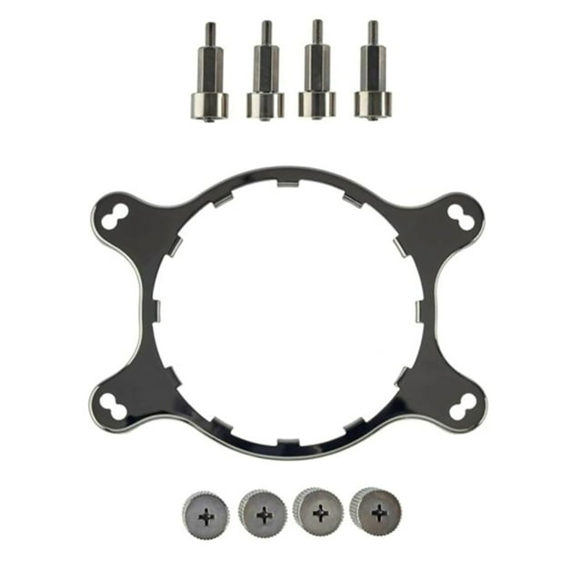 Kit de Support de Montage pour Refroidisseur Rond pour Corsair H45 H55 H60 H75 H80I V2 H100i V2 H115i Radiateur Refroidi à l'Eau Rond AMD AM4