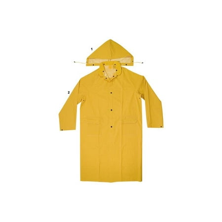 - Enguard 2pc yellow raincoats, 3xl - 2 pack