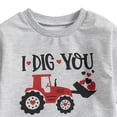 thumbnail image 6 of Boys Clothes Boy Outfits 2-Piece Long Sleeve Sweatshirt Tops and Pants Fall Winter Outfits Set,Lightweight 6-12 Months 12-24 Months 2T 3T 4T 5T 6T 7T 8T 9T Children Grey 4-5 Years, 6 of 6