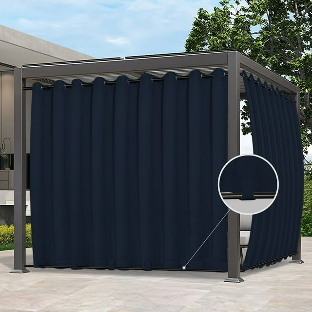 Cortina para Exterior Easy-Going 137x244 cm Impermeable Azul Marino