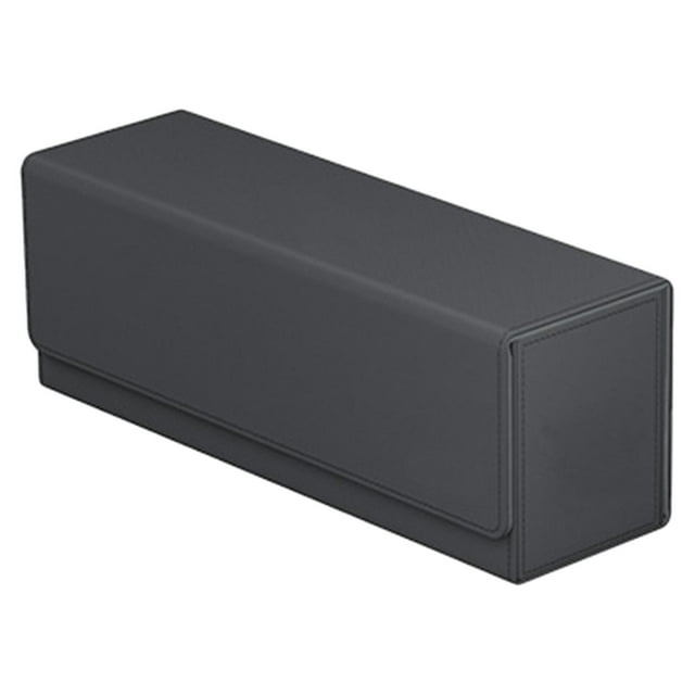 Estuche de almacenamiento para cartas con cierre lateral: capacidad 400+, gris oscuro 400+ gris