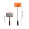 thumbnail image 3 of Tuphregyow Retractable Aluminum Alloy Automotive Glass Cleaning Brush with Microfiber Pad for Home and Car Use Orange, 3 of 7