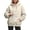 Khaki, variant on Norvella Womens Hidden Zipper Pocket Hoodies Long Sleeve Hooded Sweatshirt Drawstring Kangaroo Pocket Banded Relaxed Fit Casual Pullover Top