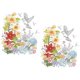 thumbnail image 3 of Removable Toilet Lid Sticker Modern Floral Design For Washroom Decor 30.00X25.00X0.20CM PVC Material 2 Sheets, 3 of 3