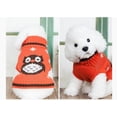 thumbnail image 3 of Mascota perro cuello alto prendas de punto suéter ropa ropa  tamaño XS-M, 3 of 7