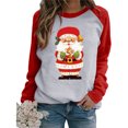 thumbnail image 3 of Suéter de mujer con dibujos animados navideños, suéter de invierno de manga larga para mujer, jersey de moda para mujer, 3 of 5