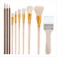 thumbnail image 1 of Paquete de 10 Pinceles para Esmaltado de Cerámica, Pinceles para Esmaltado de Cerámica, Pinceles de Acuarela para Pintura Acrílica., 1 of 5