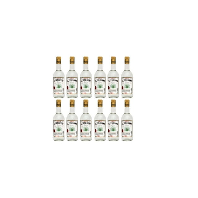 Caja de 12 Tequila Tequileño Blanco 750 ml El Tequileño Blanco