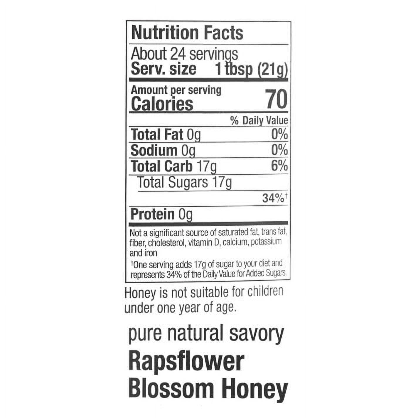 Breitsamer Rapsflower Blossom Honey 17.6 oz Pack of 2