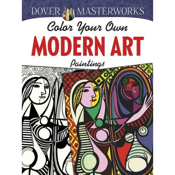 Adult Coloring Books: Art & Design Color Your Own Modern Art Paintings, (Paperback)