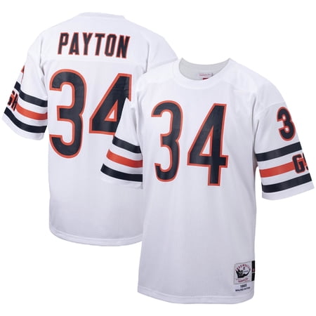 Men s Mitchell & Ness Walter Payton White Chicago Bears Big & Tall 1985 Retired Player Replica Jersey