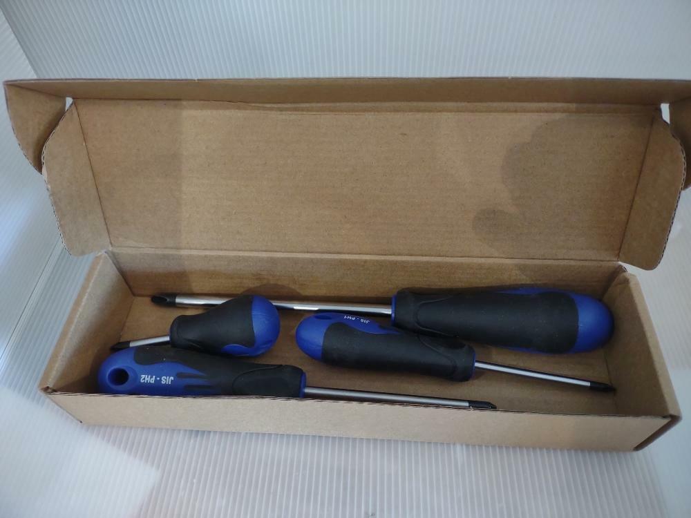 JIS Screwdriver Set JISPH1 PH2 PH3 4pc Set for Japanese Standard Screws