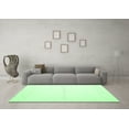 thumbnail image 3 of Ahgly Company Indoor Rectangle Solid Emerald Green Modern Area Rugs, 8' x 10', 3 of 4