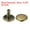 Bronze Tone, variant on 50 Sets Leather Rivets 9mm Double Cap Rivets 8mm Height Studs Bronze Tone