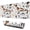 Dachshund Dog Boston, variant on Long Mouse Pads for Desk,Dachshund Footprint Desk Mats on Top Of Desks, Desk Mouse Pad Extra Large with 3mm Non-Slip Base and Stitched Edge for Gaming,Office,Work,Home 31.5"x11.8"