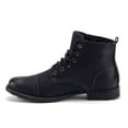 thumbnail image 2 of Jazamé Men's 648 Warm Fur Lined Ankle High Cap Toe Lace Up Chukka Boots, Black, 7.5, 2 of 3