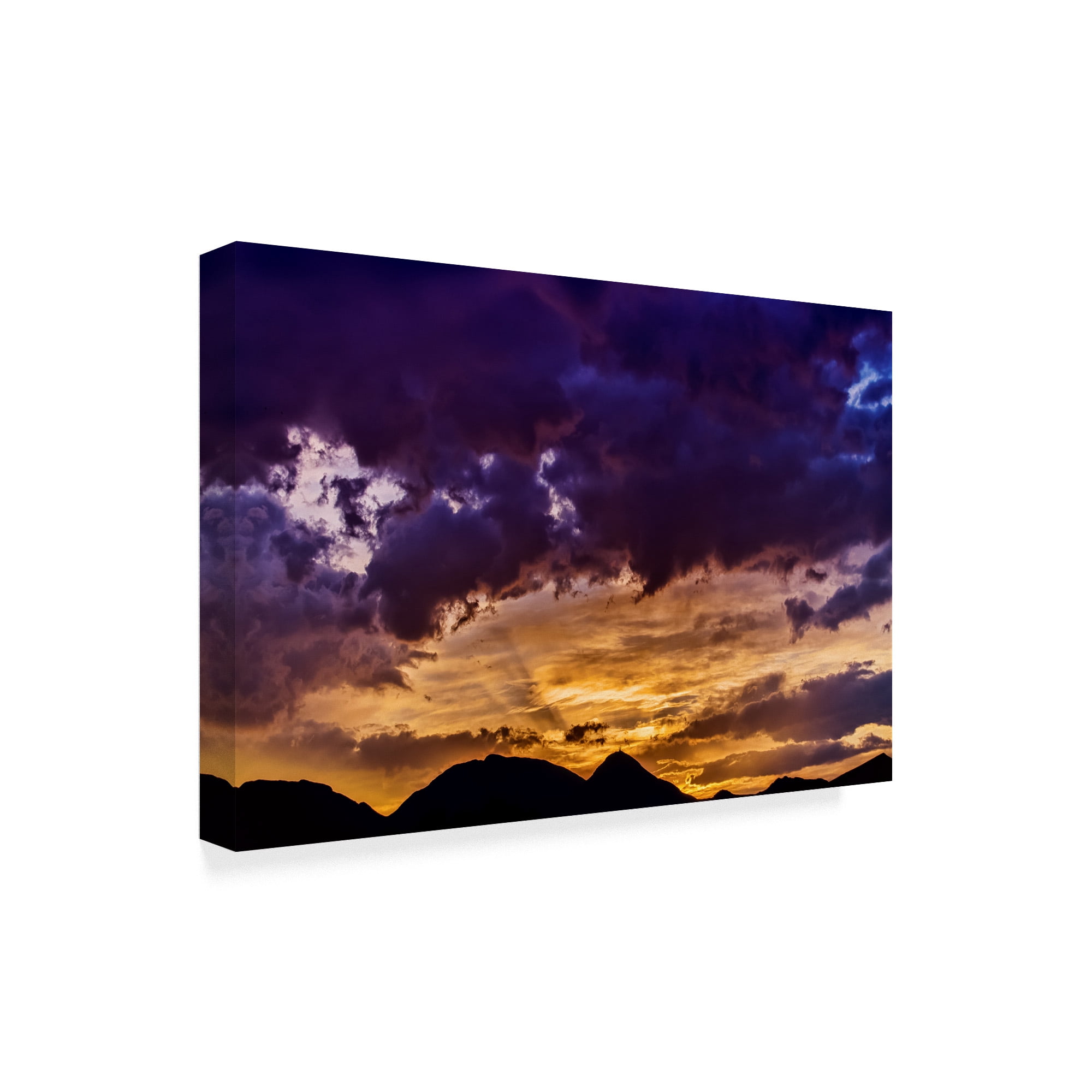 Trademark Fine Art 'Sunrise Clouds' Canvas Art by Pixie Pics