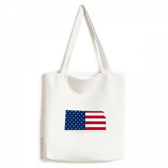 Kansas Tote Canvas Bag Shopping Satchel Casual Handbag