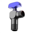 thumbnail image 1 of 1/2 Inch All Copper Ball Valve, Ball Core Full Open High Flow Angle Valve, Hot and Cold Water Control Ball Valve Blue,1 x Ball Valve,Blue, 1 of 7