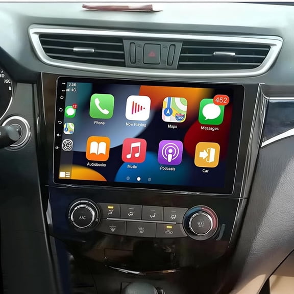 For Nissan Rogue 2014 2015 2016 2017 CarPlay Android 15.0 Car GPS Radio Stereo Wifi DSP