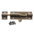 thumbnail image 2 of Door Slide Catch Lock Bolt Latch Barrel for Home Gate Security 5inch Bronze, 2 of 6
