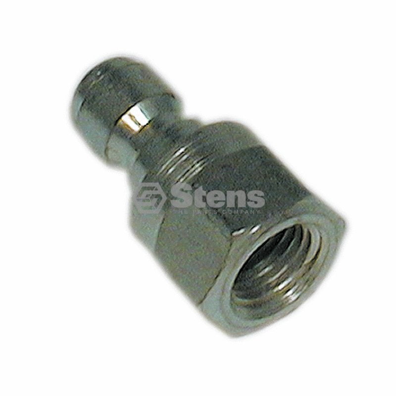 Stens 758-583 Quick Coupler Plug 1/4' Pl Steel, Female, 5000 PSI