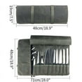 thumbnail image 5 of Roll Bag Chef Knife Bag Kitchen Bags Portable Knife Holder Multifunction Knife Carrying Bag Chef Tool Organizer, 5 of 7