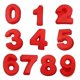 thumbnail image 1 of 9Pcs Silicone Cake Number Moulds Red Number Birthday Cake Mould Non-Stick Silicone Number Cake Pan Tin Small Size Baking Pan, 1 of 5
