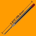 thumbnail image 4 of Jaymo Replacement for Parker 30525PP/30526PP and Bastion - Measures 3.875 in / 98 mm Long - G2 Gel Ballpoint Pen Refill - 6 Red, 4 of 4