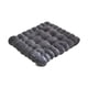 thumbnail image 1 of Cojín para silla de comedor con forma de galleta, cojín grueso para silla, cojín para asiento de sofá para el hogar, sala de juegos al aire libre, gris, 1 of 9