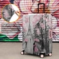 thumbnail image 6 of Travel Luggage Cover Luggage Protective Cover Fits 18-32 Inch Luggage Wheel Cover Patterned Travel Related Items Floral Luggage Cover Elastic Luggage Anti-scratch Luggage Cover Three Piece Set, 6 of 6