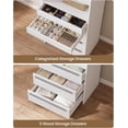 thumbnail image 5 of Mabor Modular Closet Organizer System with 4 Shelves,Freestanding 2ft Closet System with 5 Drawers,Walk-in Wardrobe Standing Closet System,White, 5 of 9