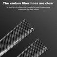thumbnail image 3 of Mistaha Universal Car Rear Wing Spoiler Matte Black Bright Black Carbon Fiber 150x3.5 Carbon Fiber Pattern for Car Spoiler Roof Hatch Gate Trunk Package Weight 700G 1 Car Rear Wing Sticker 2 Covers, 3 of 6