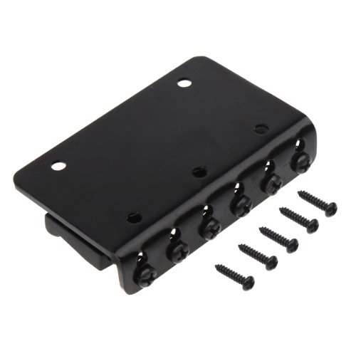 fixed hardtail hard tail bridge for 6 string electric guitar parts top