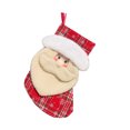 thumbnail image 2 of Puntoco Suministros de decoración navideña Bolsas de dulces Patrón de dibujos animados Bolsas de regalo con diseños de Papá Noel Bolsas de regalo Decoración colgante para árbol de Navidad, 2 of 6