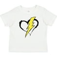 thumbnail image 3 of Inktastic Lightning Bolt Heart Boys or Girls Baby T-Shirt, 3 of 5