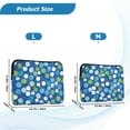 thumbnail image 4 of FORMRS 13-13.3 inch Laptop Sleeve Case Soft Carrying Quilted Computer Bag Cover, Blue Dots, 4 of 7