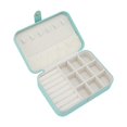 thumbnail image 2 of Travel Jewelry Case Small Portable Organizer Display Storage Box for Rings Earrings, 2 of 5