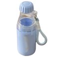 thumbnail image 2 of Botella de agua portátil con cuerda, taza extraíble, doble sección, a prueba de fugas, para oficina, hogar, vehículo, exterior, azul, 2 of 13