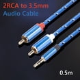 thumbnail image 3 of Cable de Audio 2 RCA a 3,5 mm Estéreo Wdftyju 0,5 m, 3 of 9