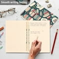 thumbnail image 5 of Gloves Leaves Ring Binder Notebook Journey Note Diary College Ruled Spiral Notebook Study Loose Leaf Paper A5 60 Pages, 5 of 8