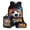 Splatter Painting Soccer, variant on ZUXONGSY Splatter Painting Soccer Print Backpack Set for Kids Teens 17 Inches Bookbag Casual Daypack 3 In 1 Schoolbag With Lunch Bag Pencil Bag Set for Boys Girls