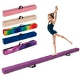 thumbnail image 1 of Costway 8 FT Folding Gymnastic Beam with Anti-slip Base Pine Wood Frame Carrying Handle Purple, 1 of 10