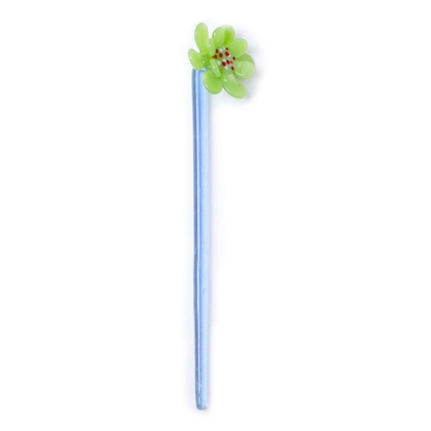 Flores de vidrio soplado a mano para regalo decorativo de cumpleaños, Navidad, San Valentín